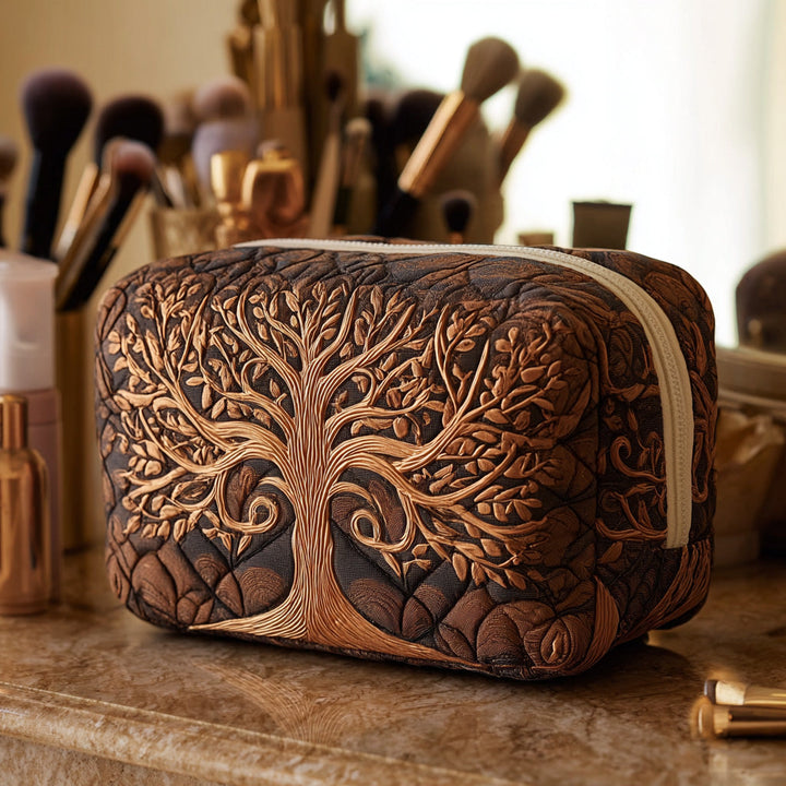Gesteppte Kosmetiktasche mit Ahnenbaum NCU0DV7889