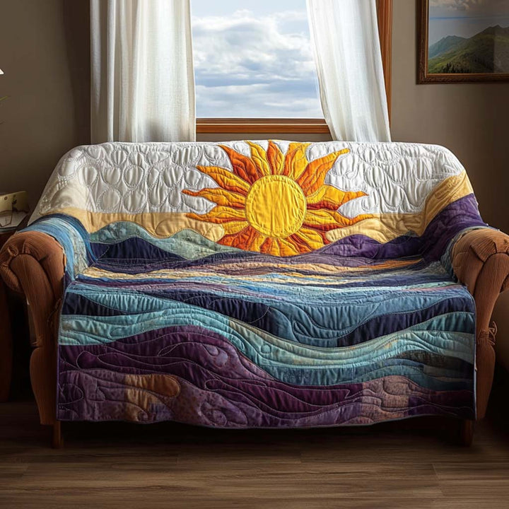 Gesteppter Sofabezug – mit Sonnenmotiv NCU0VT337
