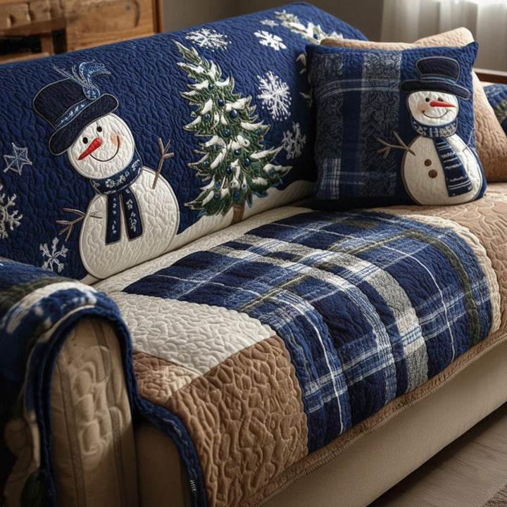 Gesteppter Sofabezug – mit Weihnachtsmotiv NCU0VT340