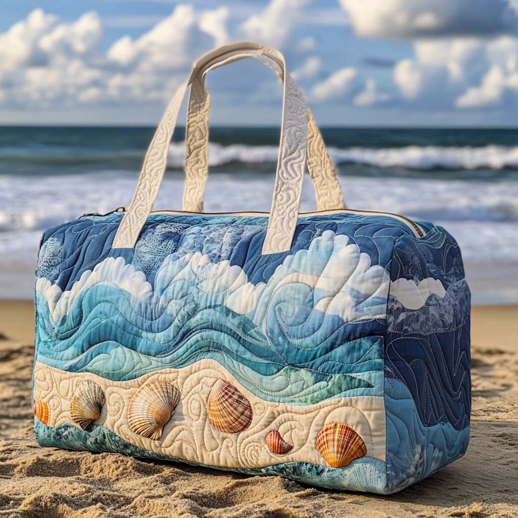 Gesteppte Reisetasche – Meeresbrise
