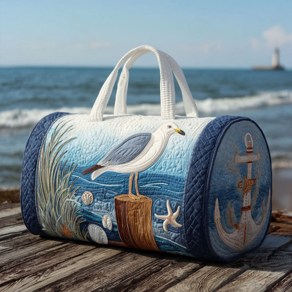Gesteppte Reisetasche – Seemöwe