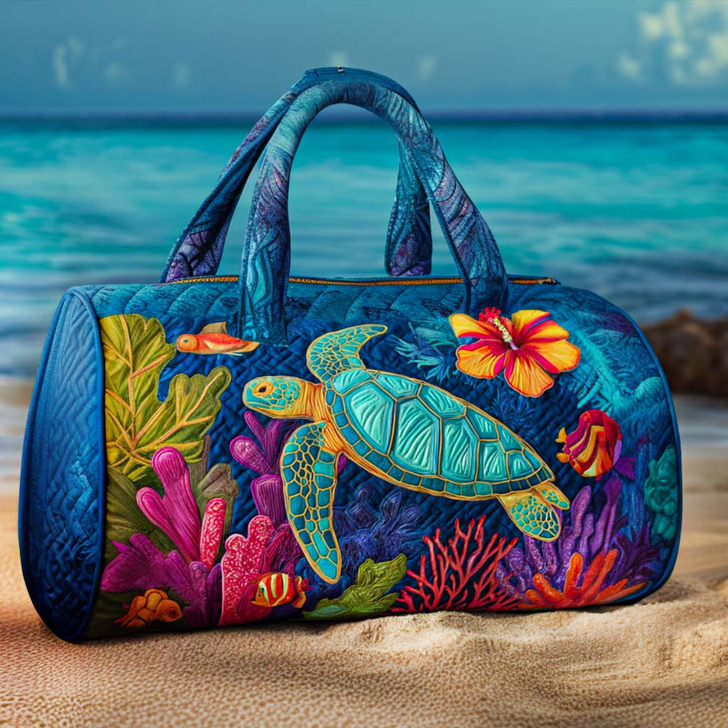 Gesteppte Reisetasche – Korallenparadies