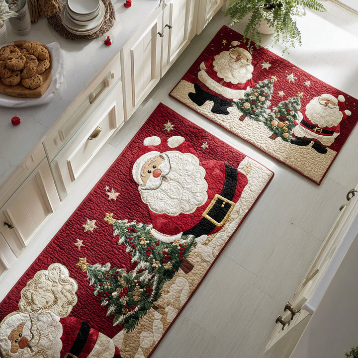 Rutschfester Küchenteppich – Weihnachts- Weihnachtsmann NCU0DV8497