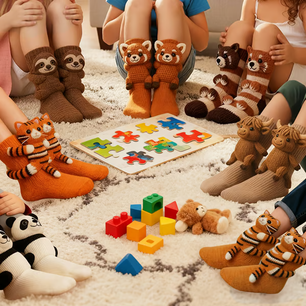 Lydia - Socken mit Kuhmuster
