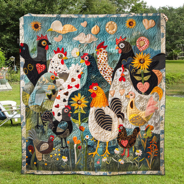 Gesteppte Decke – Gefiederter Garten NCU0TH868
