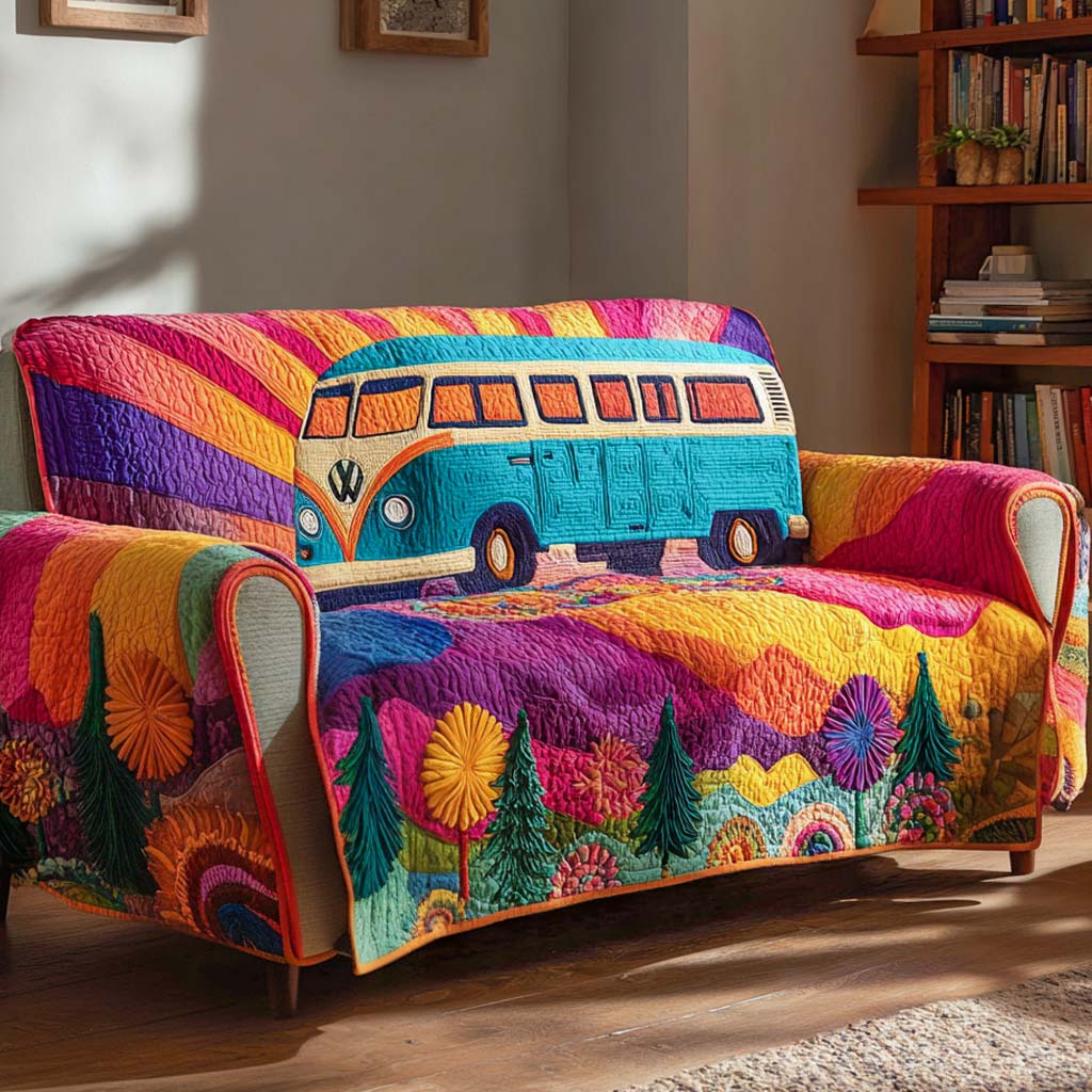 Gesteppter Sofabezug – Gesteppter Hippie-Sofabezug NCU0VT292