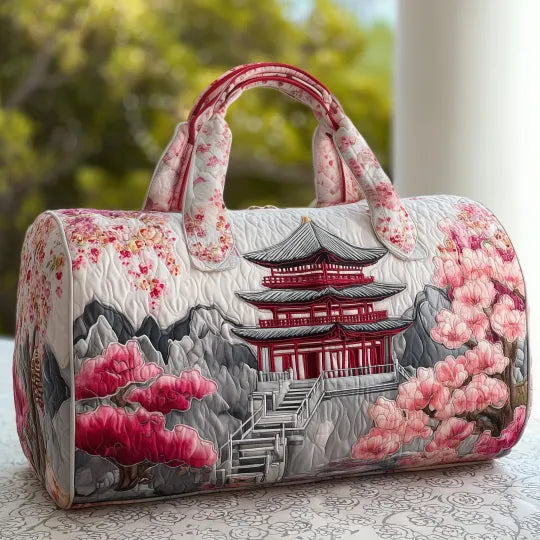 Gesteppte Reisetasche – Japanisches Flair