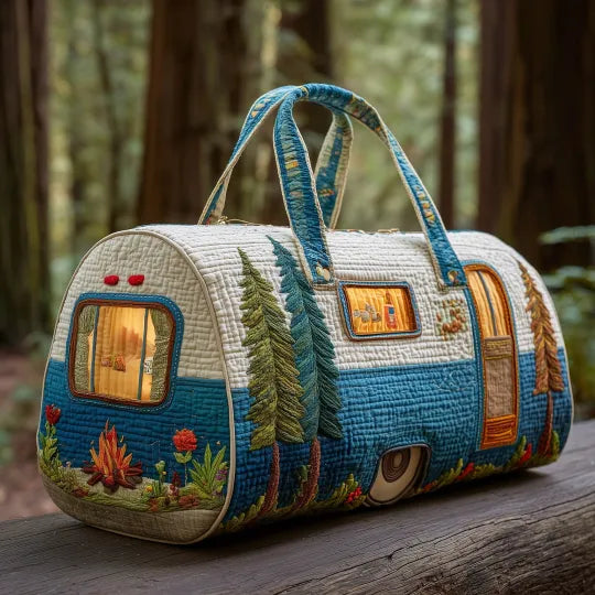 Gesteppte Reisetasche – Camping-Wohnwagen