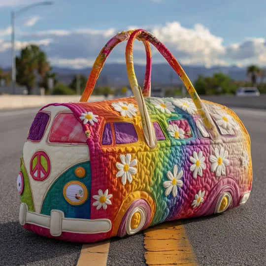 Gesteppte Reisetasche – Hippie-Reise