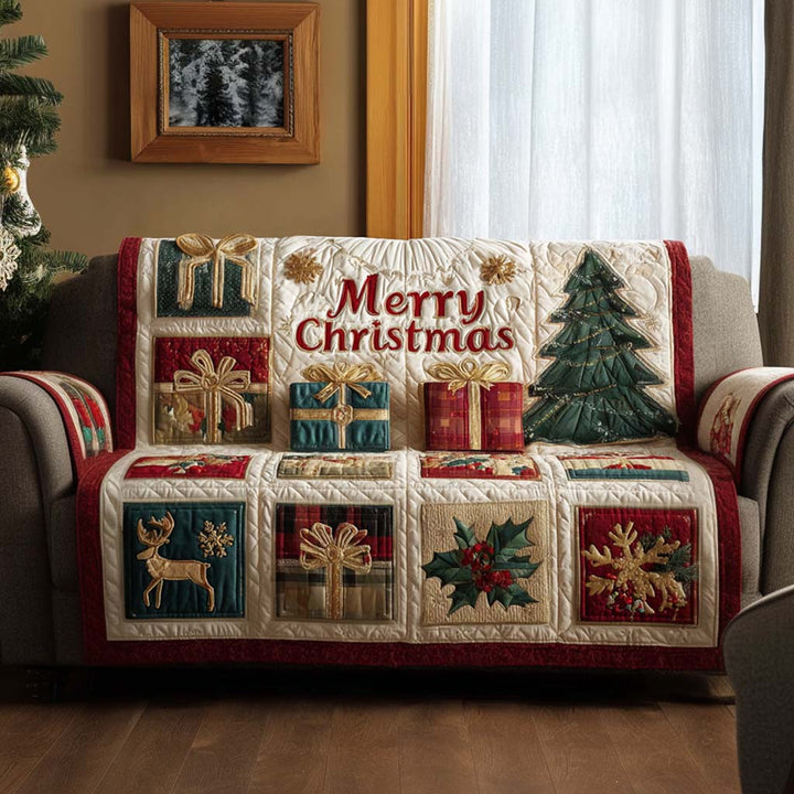Gesteppter Sofabezug – mit Weihnachtsmotiv NCU0VT301