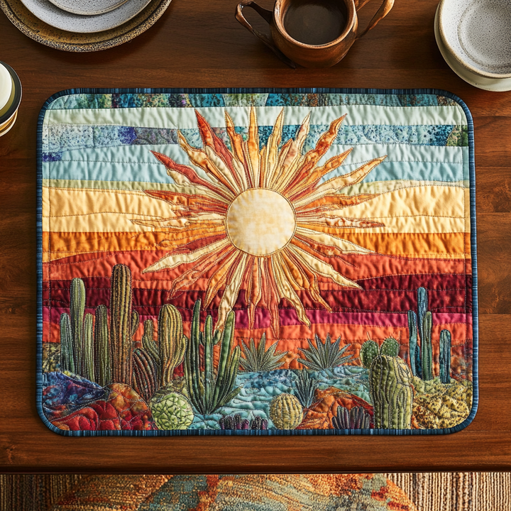 Gesteppte Tischsets – Goldener Horizont NCU0VH3100