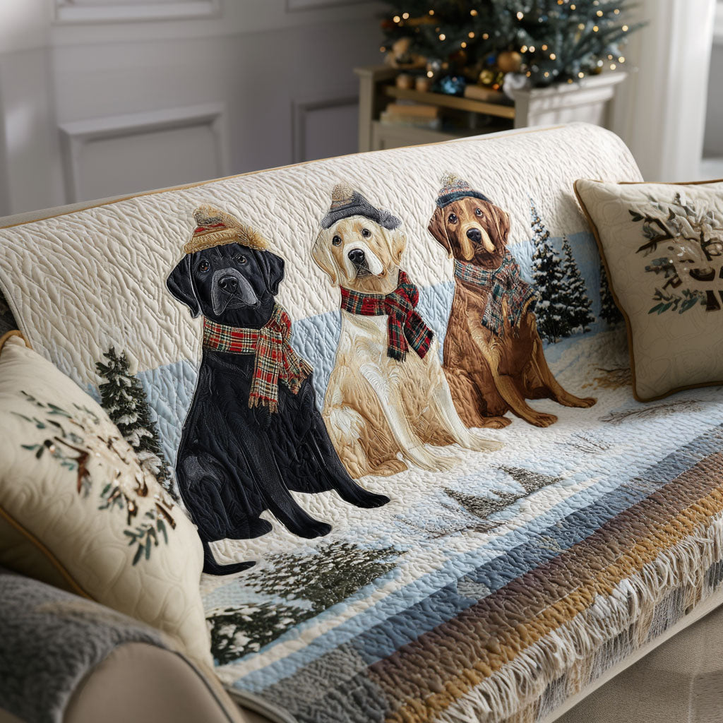 Gesteppter Sofabezug – mit Labrador Retriever NCU0VT339