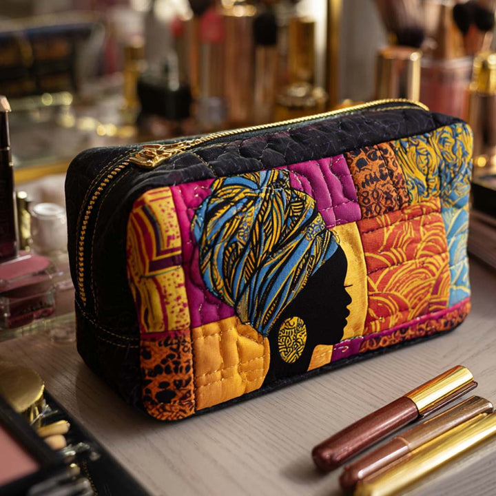 Gesteppte Kosmetiktasche im Heritage-Stil NCU0NT10379