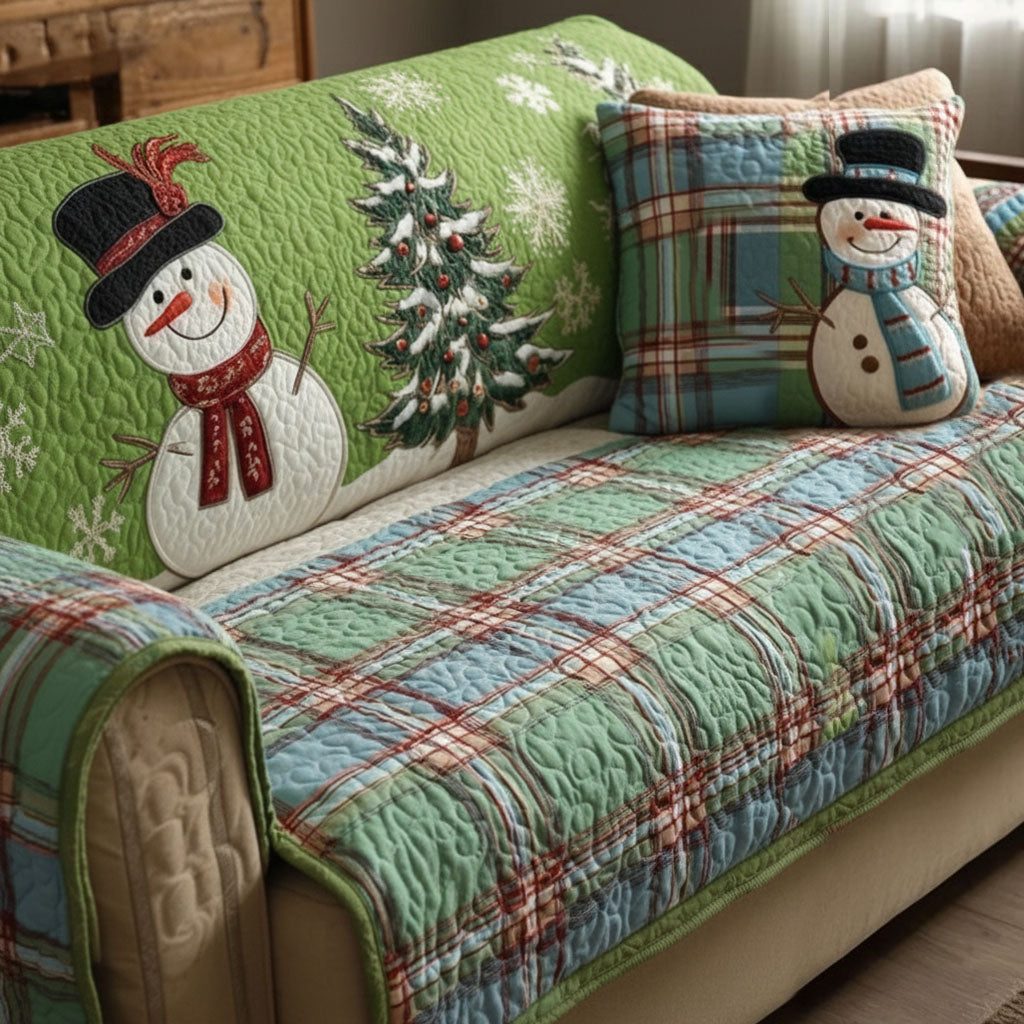 Gesteppter Sofabezug – mit Weihnachtsmotiv NCU0VT340