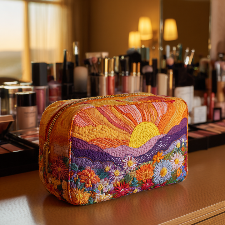 Gesteppte Kosmetiktasche mit Morgenlicht NCU0DK10297