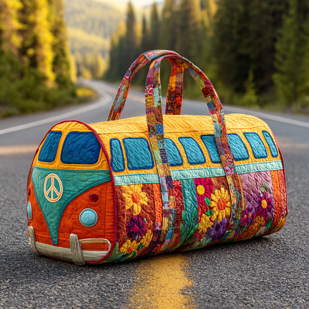Gesteppte Reisetasche – Friedensbus