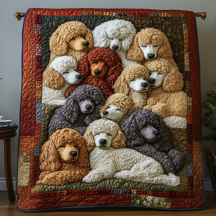 Gesteppte Decke – Posh Poodles NCU0PT2336