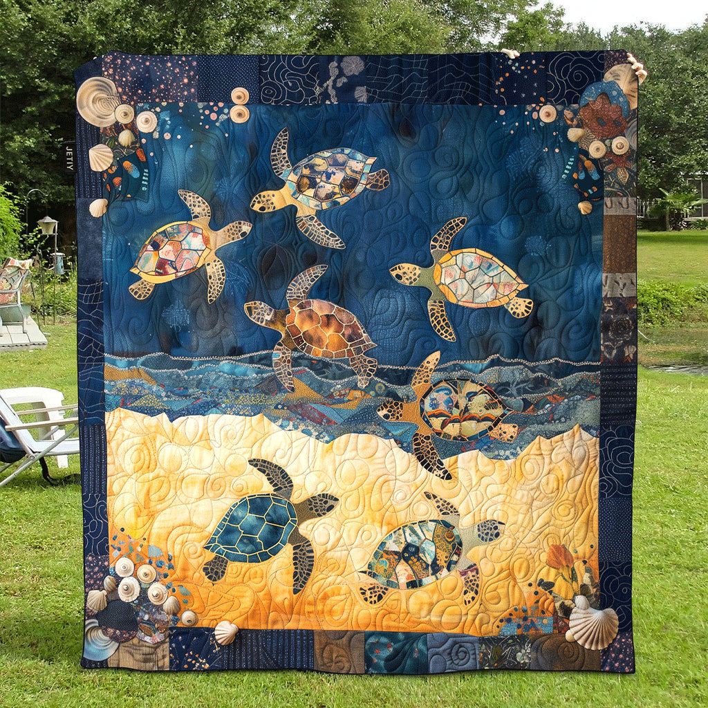 Gesteppte Decke – Sea Turtle Mingle NCU0TH1180