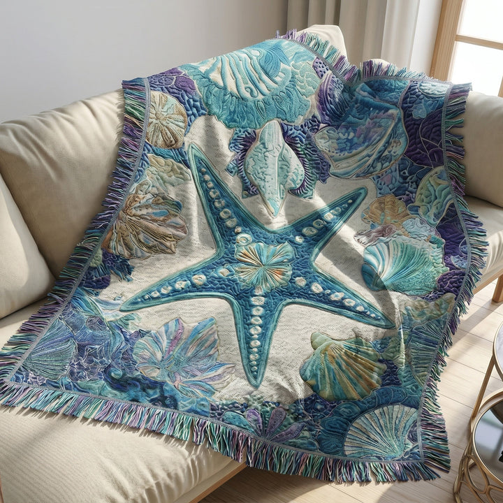 Gewebte Decke – Seashell Symphony NCU0PT11675