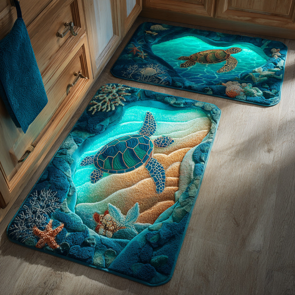 Rutschfester Küchenteppich – Serene Tide NCU0TD1442