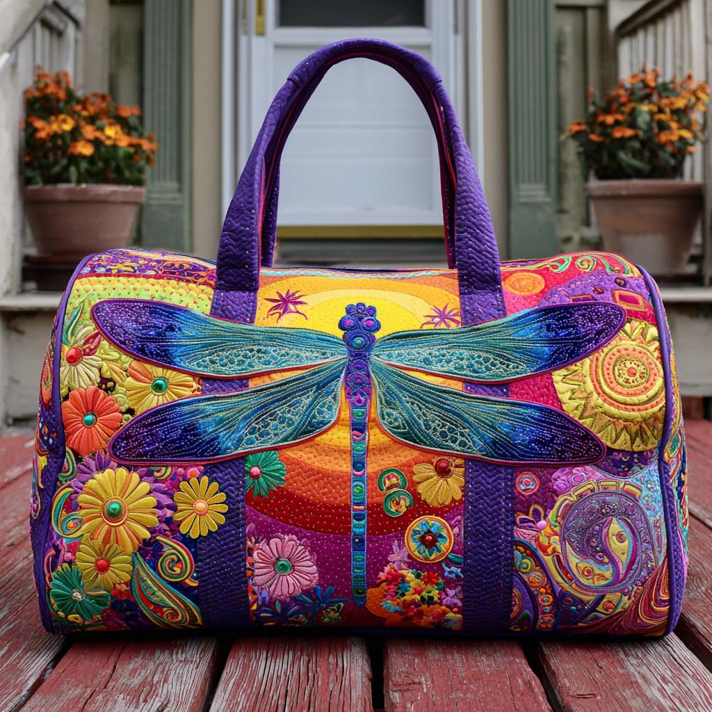 Gesteppte Reisetasche – Sanfter Himmel