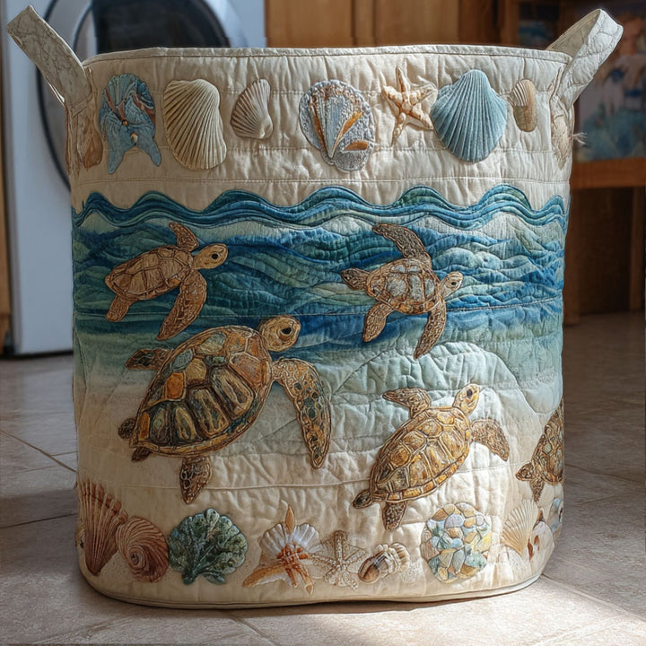 Gesteppter Wäschekorb – mit ruhigem Muster NCU0PTT705