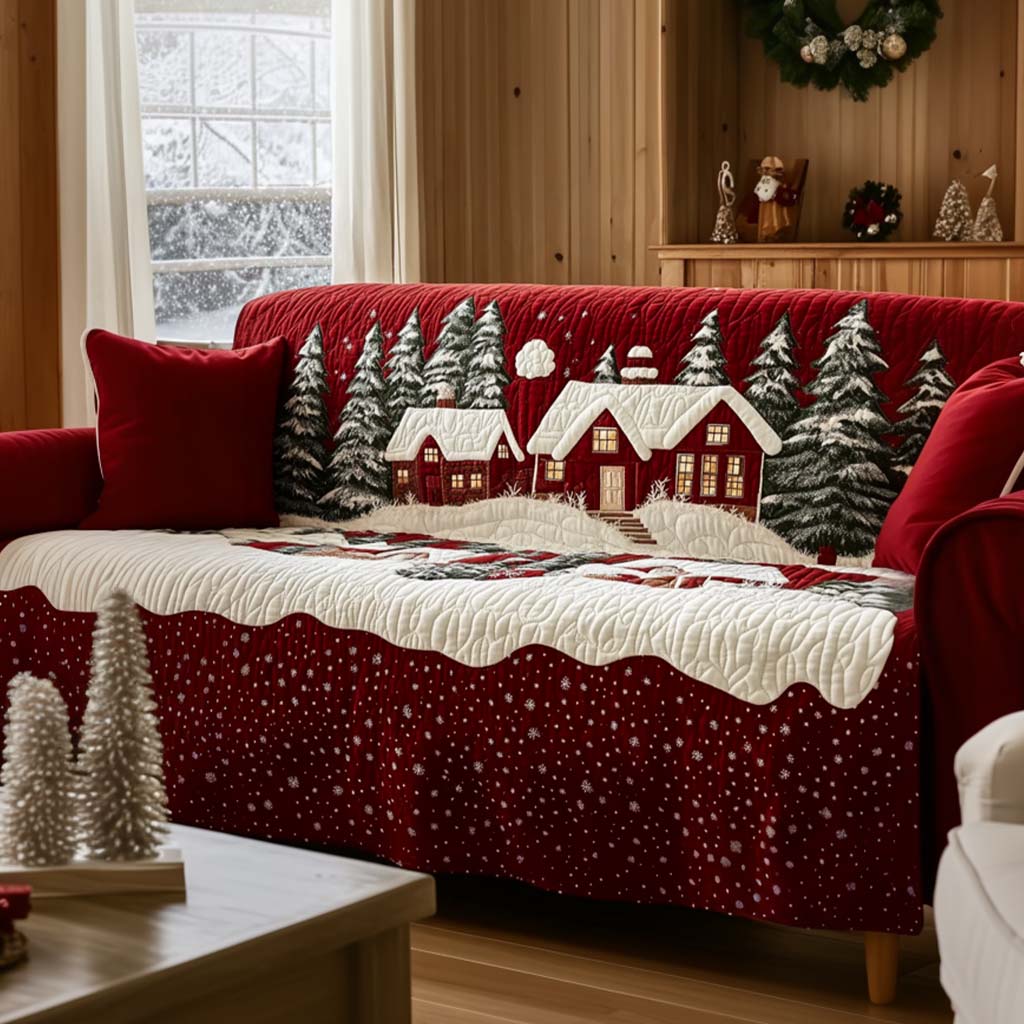 Gesteppter Sofabezug – mit Weihnachtsmotiv NCU0VT301