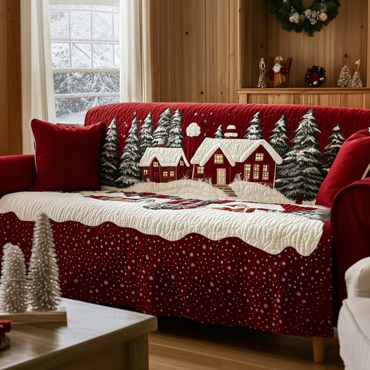 Gesteppter Sofabezug – mit Weihnachtsmotiv NCU0VT301