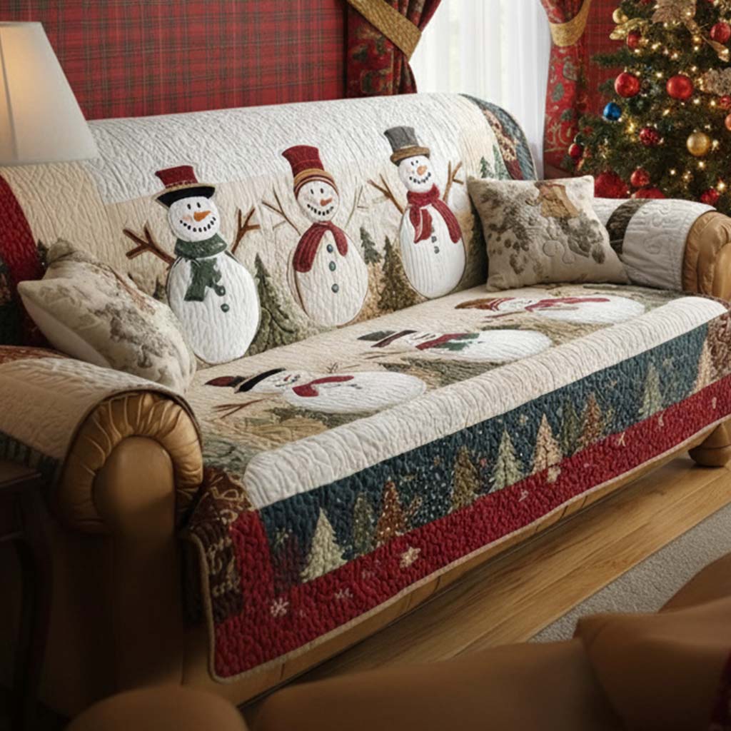 Gesteppter Sofabezug – mit Schneefreunden NCU0NT10747