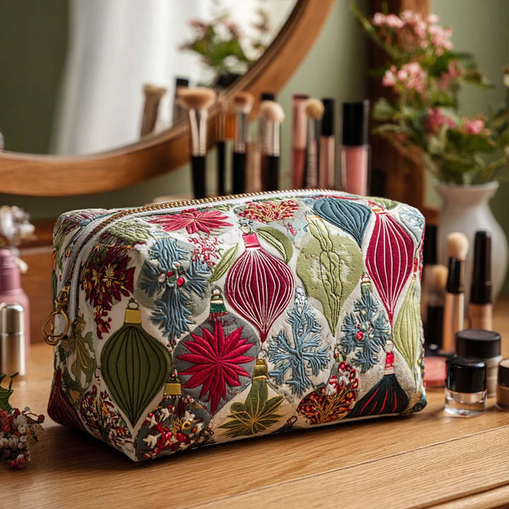 Gesteppte Kosmetiktasche mit leuchtendem Ornament NCU0PT9509