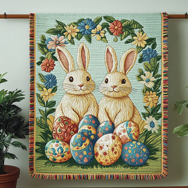 Gewebte Decke – Charme-Frühling NCU0VH3433