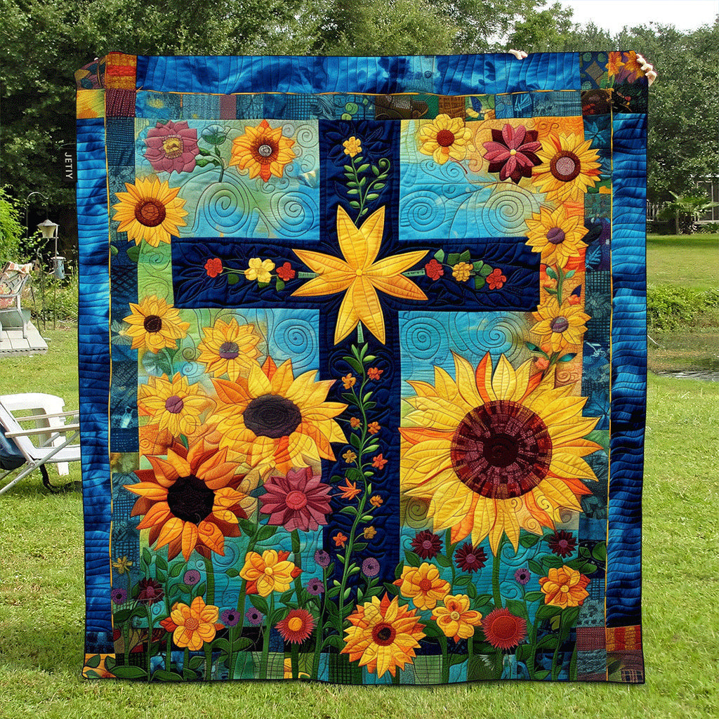 Gesteppte Decke – Sunlit Cross NCU0TH997
