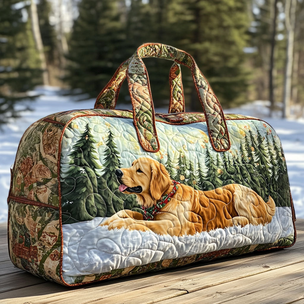 Gesteppte Reisetasche – Hund in der Sonne