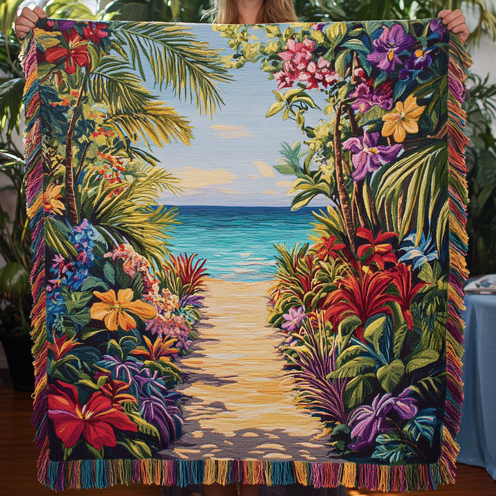 Gewebte Decke – Sunlit Shores NCU0VH3878