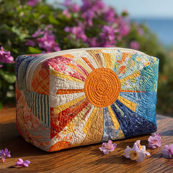 Gesteppte Kosmetiktasche mit Sonnenstrahl NCU0PT9295