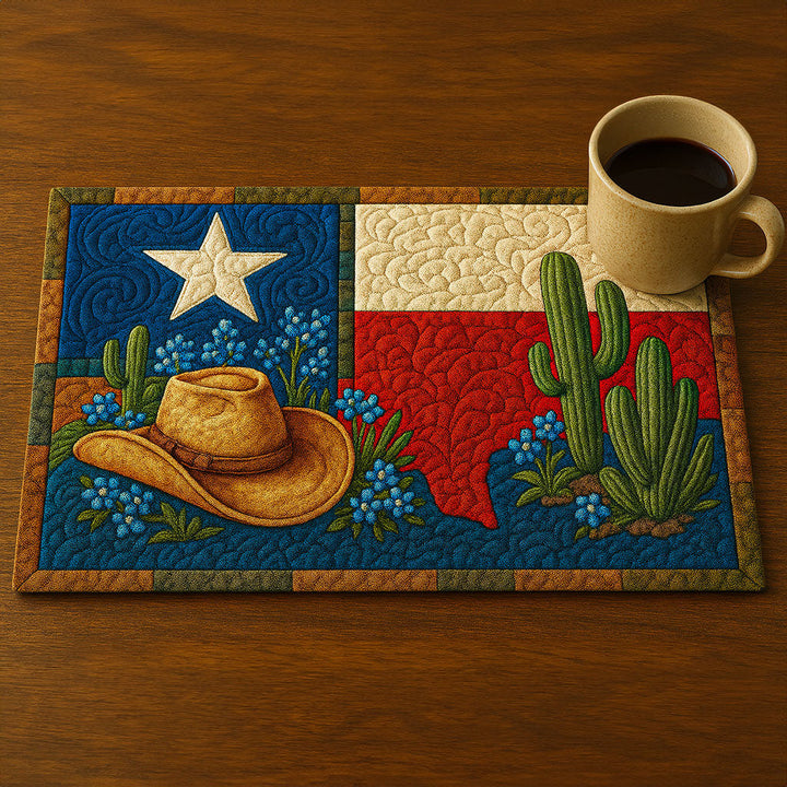 Gesteppte Tischsets – Spirit von Texas NCU0NT5796