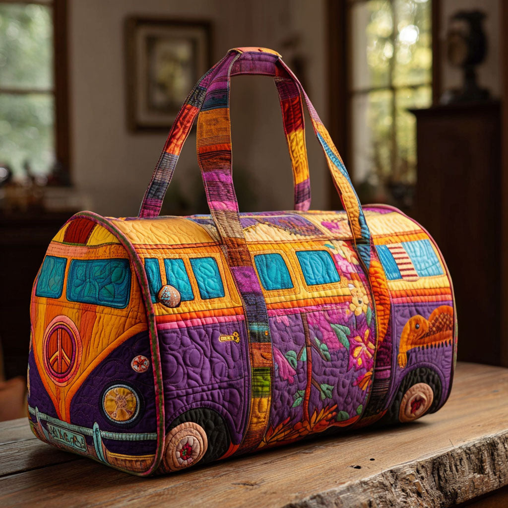 Gesteppte Reisetasche – Vintage-Reiseinspiration