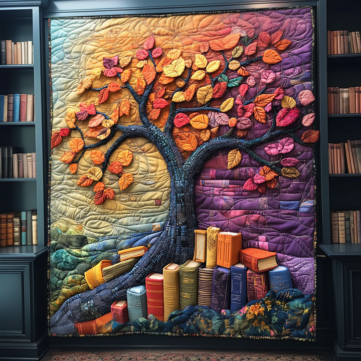 Gesteppte Decke – Bücherbaum NCU0DV1175