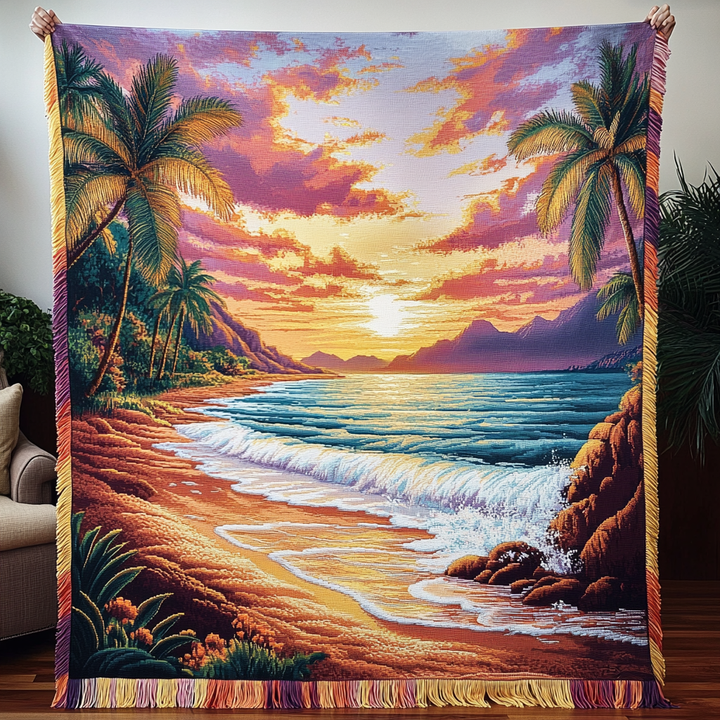 Gewebte Decke – Tropical Dawn NCU0VH3879