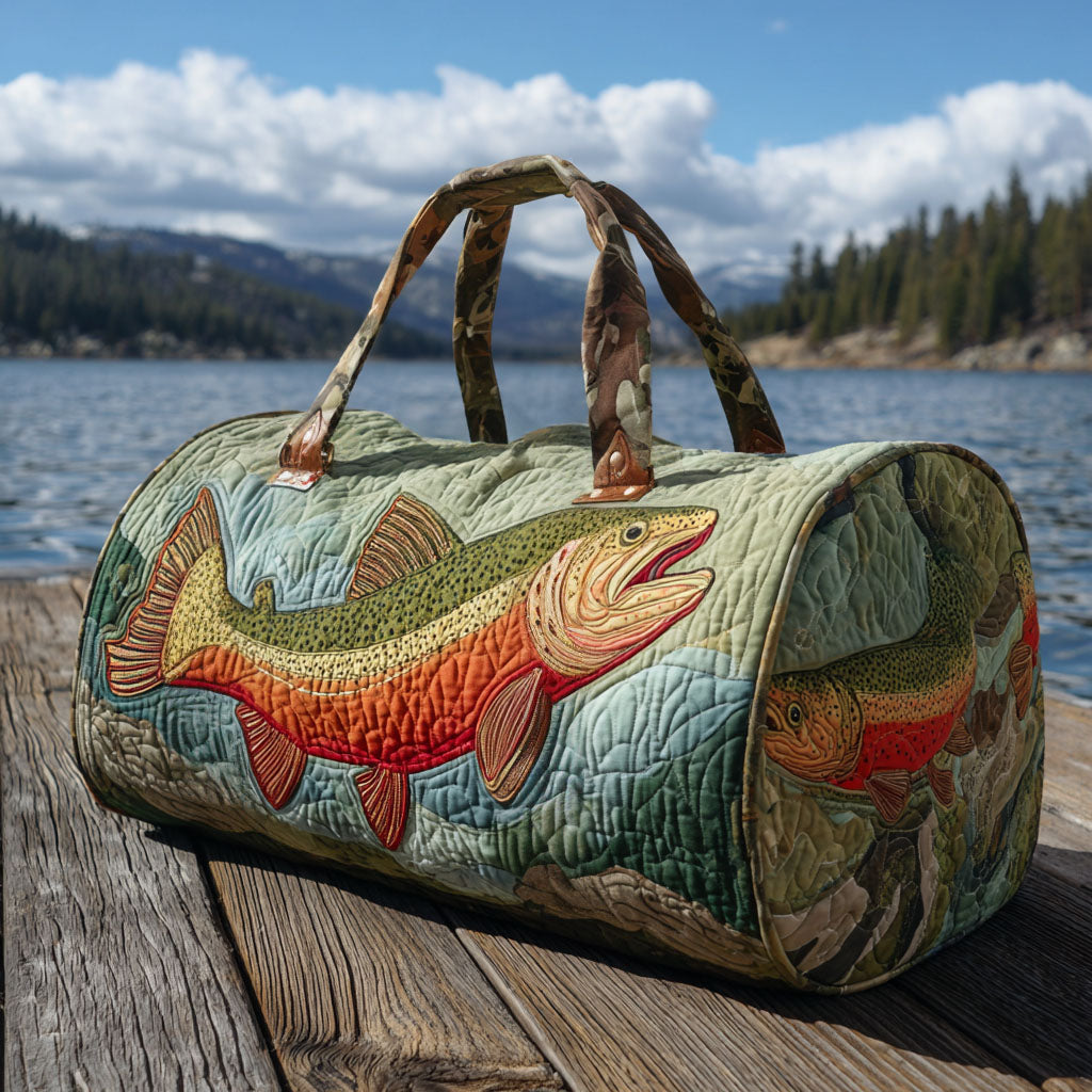 Gesteppte Reisetasche – Forelle