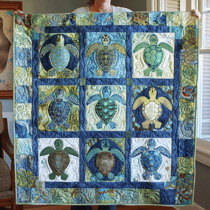 Gesteppte Decke – Turtle Tide NCU0TL403