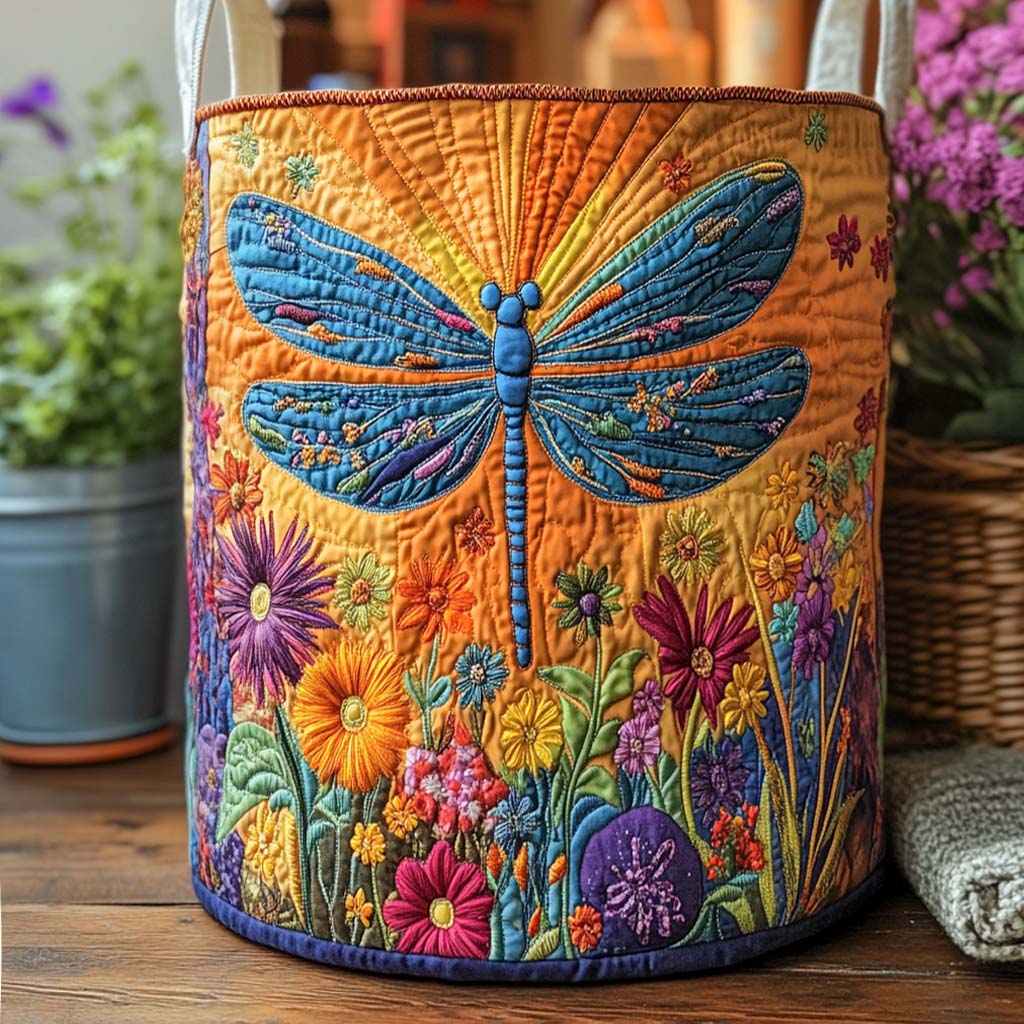 Gesteppter Wäschekorb – mit Blumendesign NCU0NXD822