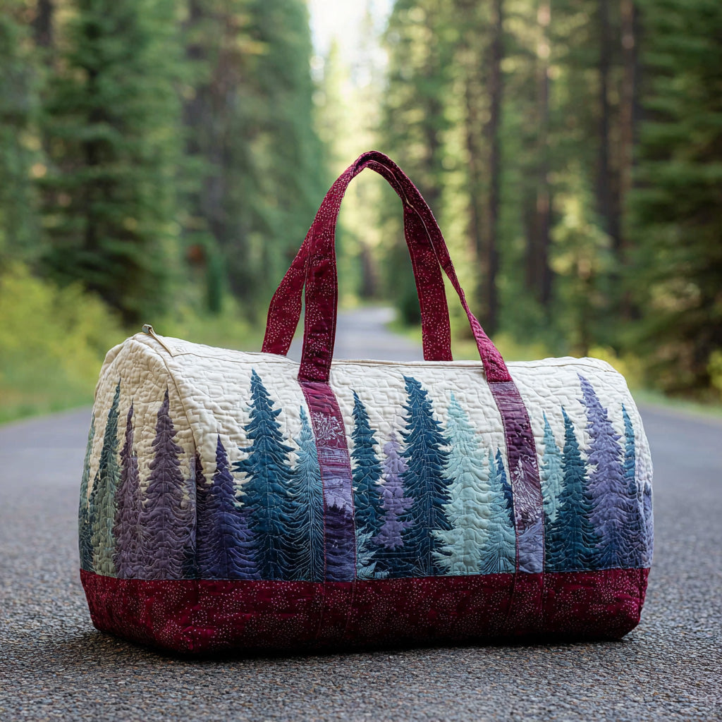 Gesteppte Reisetasche – Winterlandschaft