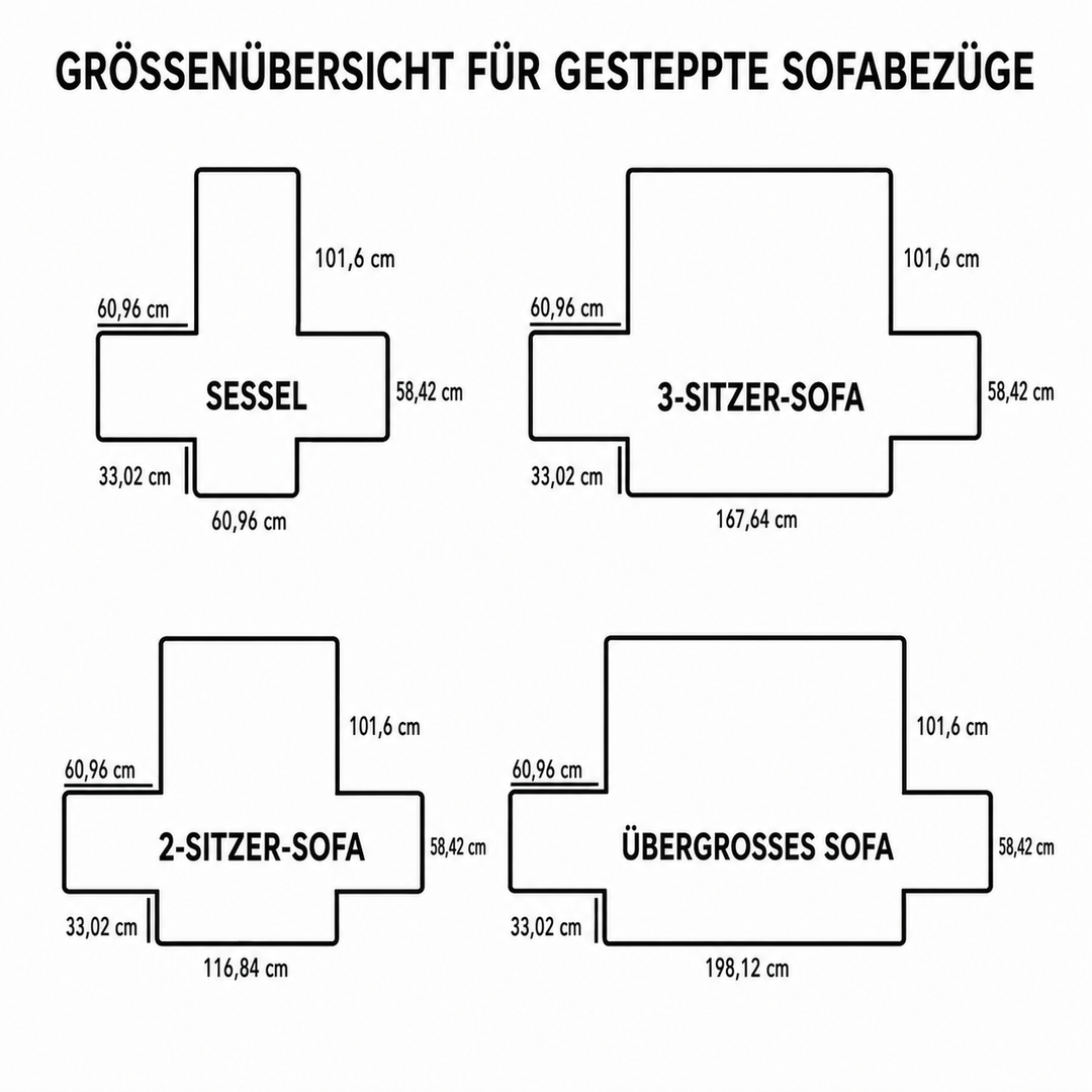 Gesteppter Sofabezug – mit Dackel NCU0TH3701