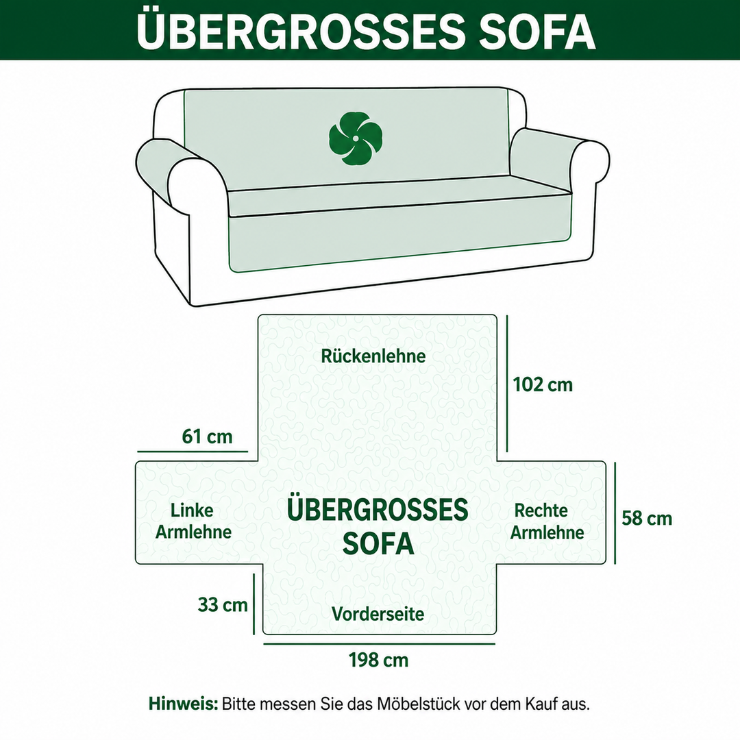Gesteppter Sofabezug – mit Mitternachtswald NCU0PT9726