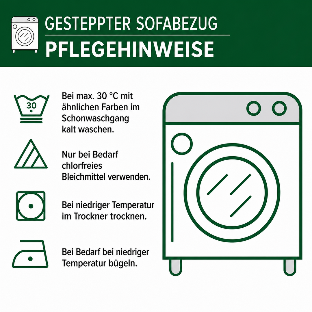 Gesteppter Sofabezug – mit Dackel NCU0TH3701