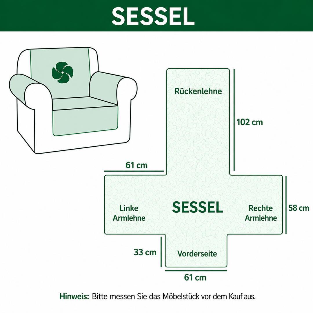 Gesteppter Sofabezug – mit Mitternachtswald NCU0PT9726
