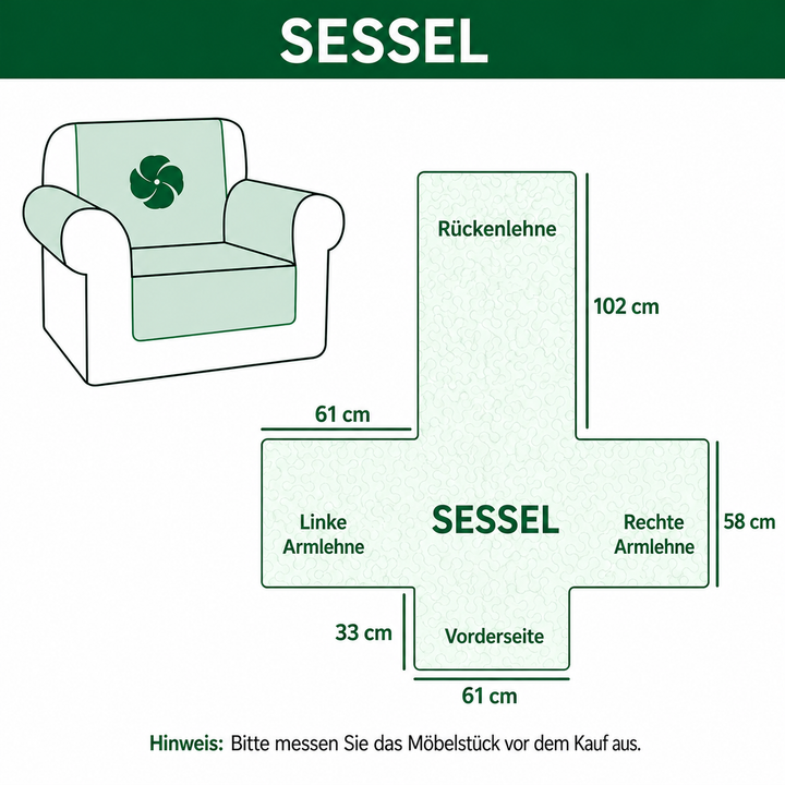 Gesteppter Sofabezug – mit Mitternachtswald NCU0PT9726