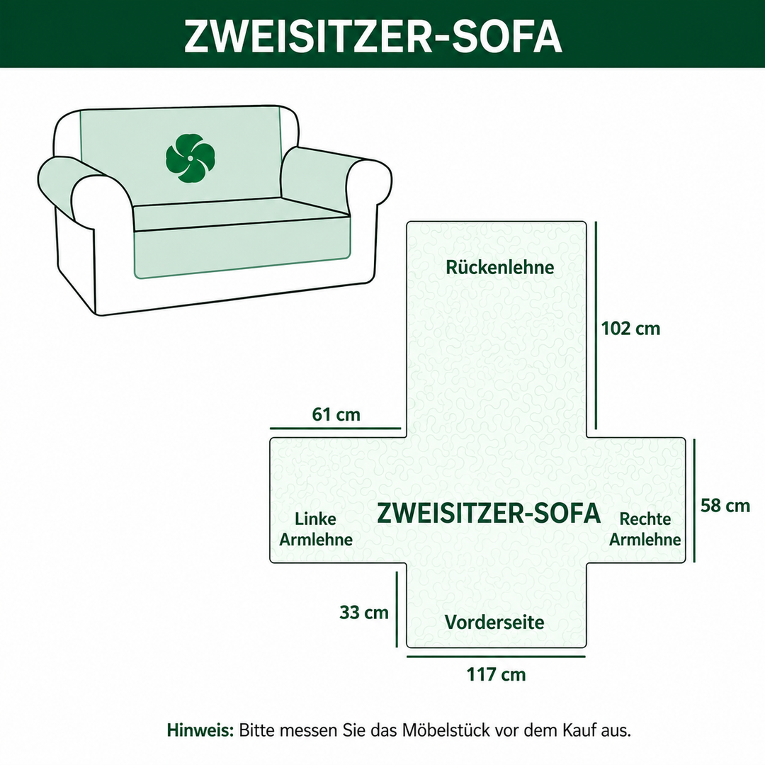 Gesteppter Sofabezug – mit Mitternachtswald NCU0PT9726