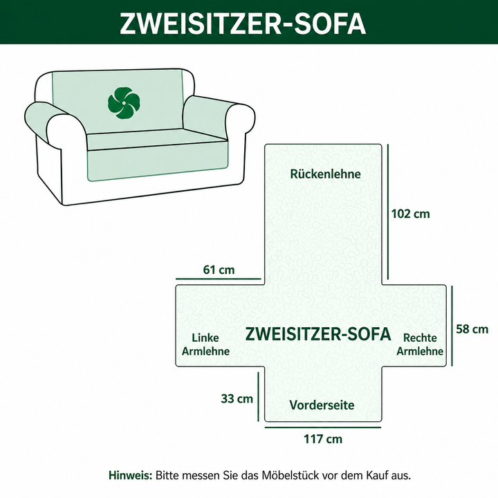 Gesteppter Sofabezug – mit Mitternachtswald NCU0PT9726